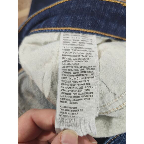 Abercrombie & Fitch Causal Y2K Revival 12R (34x31) Distressed Straight Mid-Rise - Picture 6 of 8